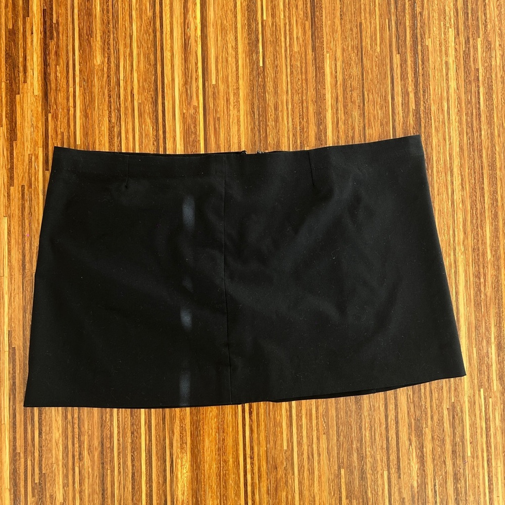 Miaou micro mini skirt in black